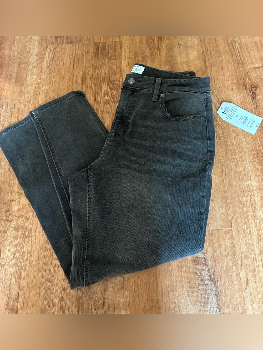 Time and Tru Mom Jean Grey Wash size 10
